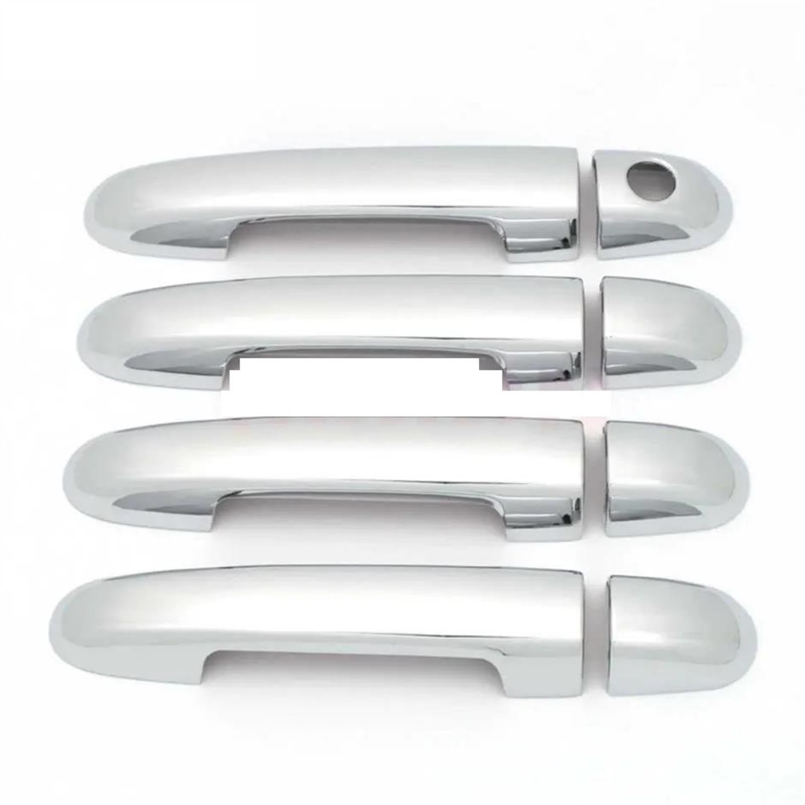 KJHOPY Chrome Car Door Handle Bowl Cover Auto Accessories Sticker for Kia for Soluto for Pegas for Cerato Forte Exterior Door Handle(B)