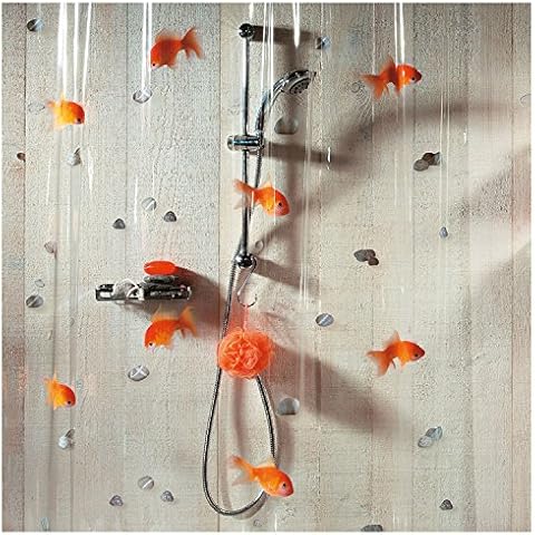 Spirella Rideau de Douche Orange 180x200cm Cover