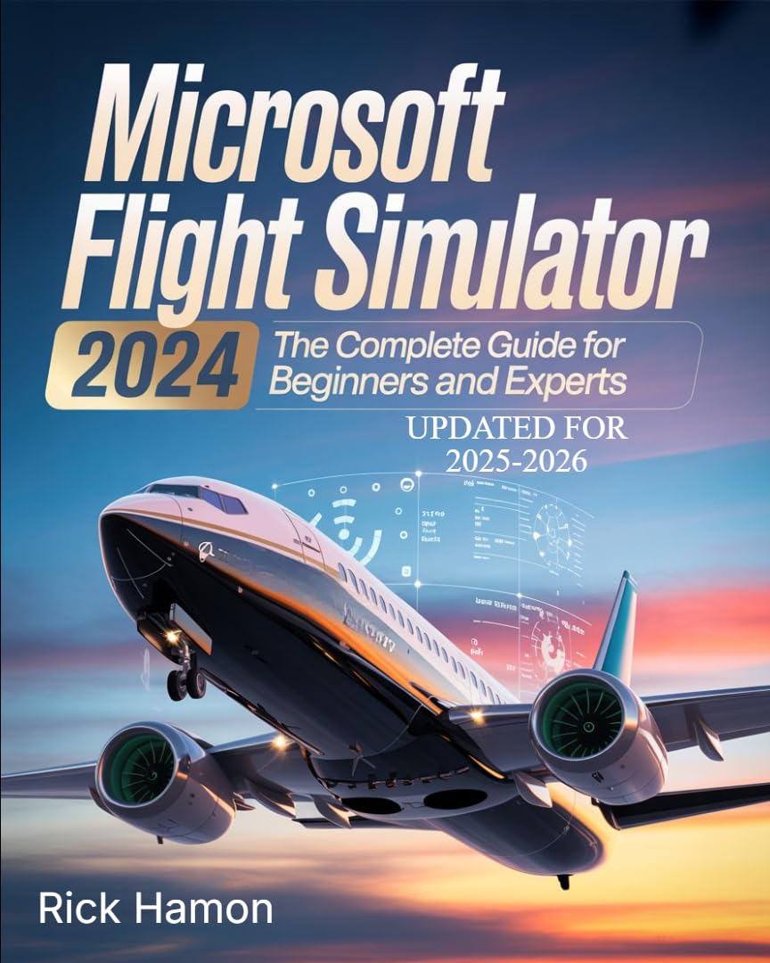 Microsoft Flight Simulator 2024: The Complete Guide For Beginners and Experts: A Comprehensive Manual to Learn Realistic Flying, Pro-Level Pilot Techniques, Strategies, and Real-World Aviation Skills