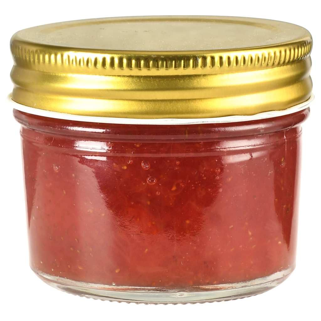 Marmeladengläser mit goldenen Deckeln 24 Stk 110 ml Einmachgläser Glasbehälter für Marmelade Chutney Saucen Vorratsaufbewahrung luftdicht verschließbar