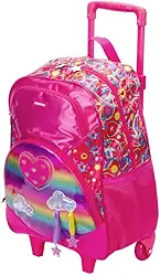 Mochila de Rodinha Grande Sestini Y Pink - Colorido