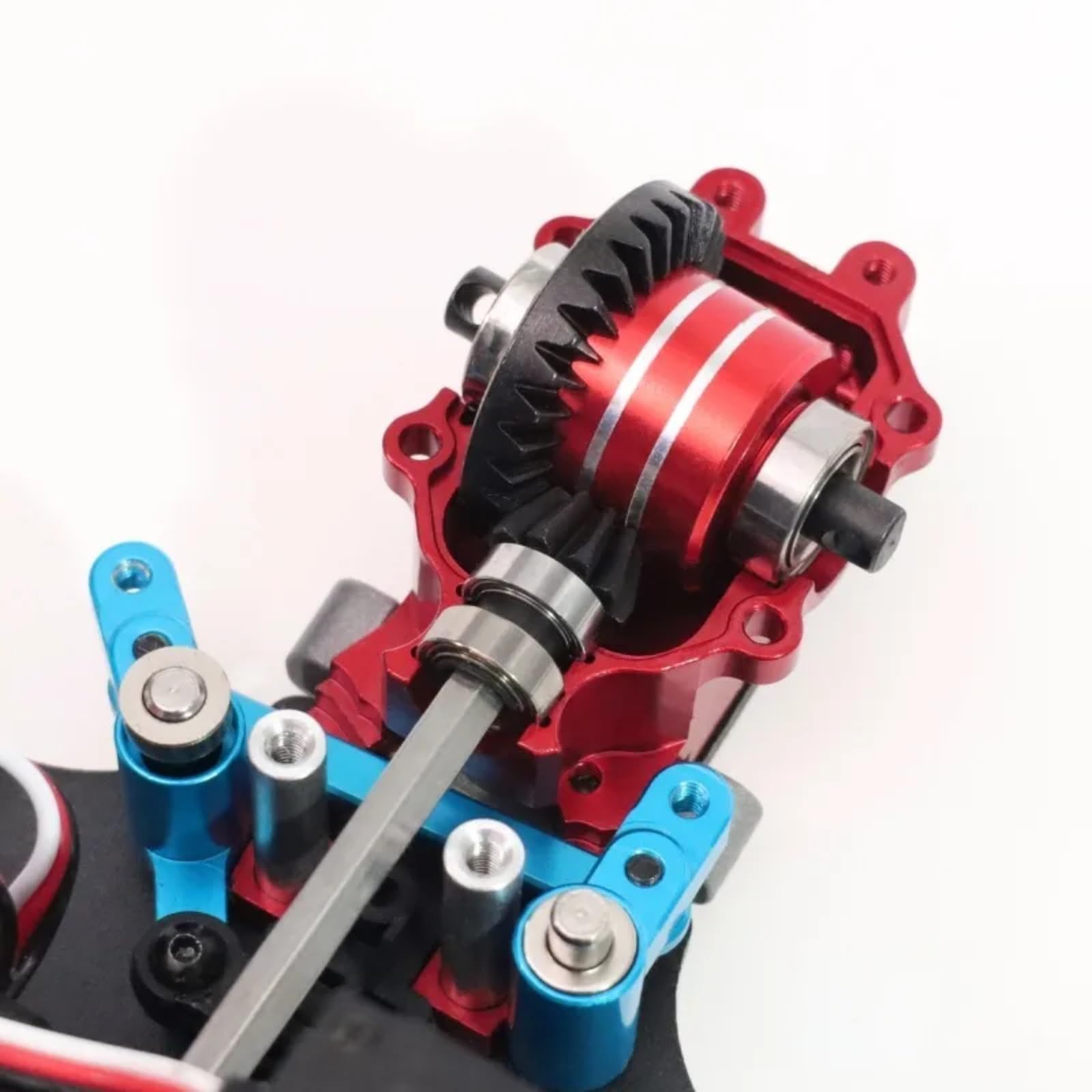 RC Modelli Parti Anteriore Posteriore Differenziale Ad Ingranaggi Kit In Metallo Per MJX Per Hyper Go 14211 14210 H14BM 1/14 RC Auto Aggiornamenti Parti Accessori(Silver)