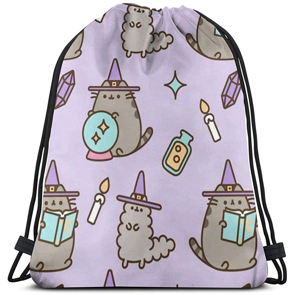 Chaqlin Kordelzug-Rucksack Aus Polyester – Leichter Sackpack Für Sport & Freizeit | Größe Ca. 33 X 41 Cm | Mit Tier-Motiv (Hase), Für Frauen & Herren