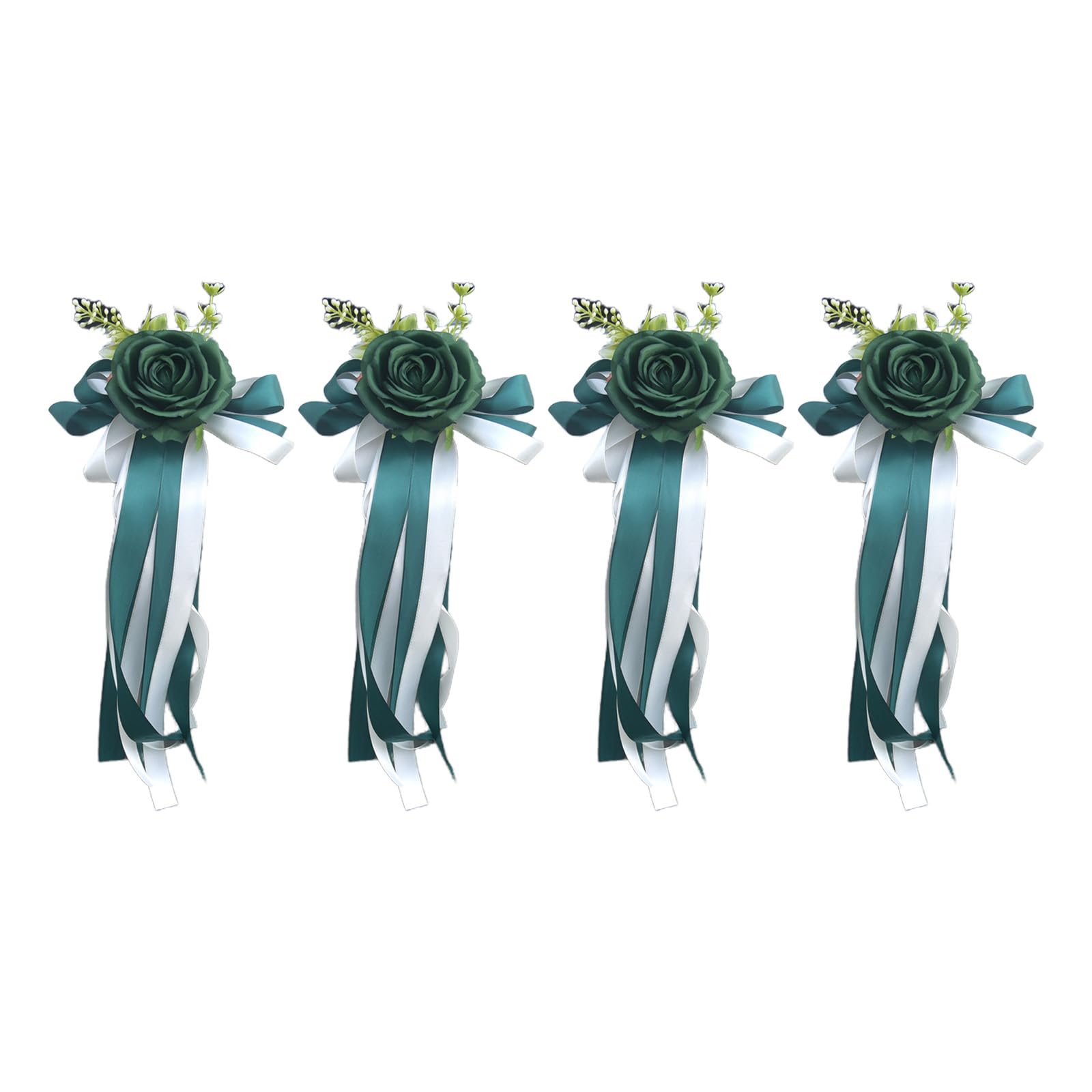Msioytog Old Wedding Car Flower Set of 4 Permanent Faux Inflorescences Reception Party Decoration Intonation Wedding Accessories