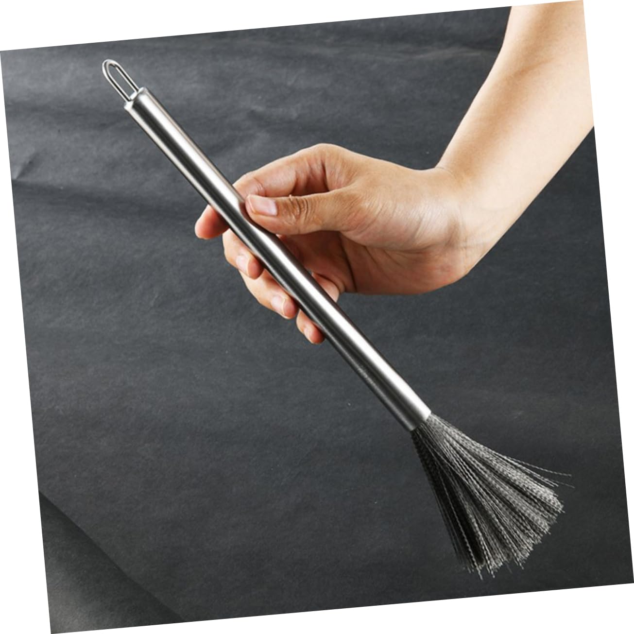 INOOMP 12piezas Cepillo De Limpieza De Inoxidable para Cocina De Cepillo Manual Mango para Utensilios De Cocina Sartenes y