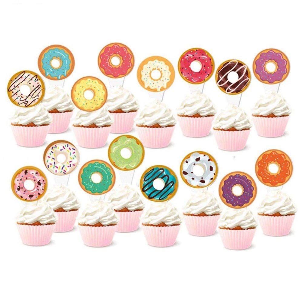 Kit decorazione per festa di compleanno per ragazza con tema dolce ciambella dolce