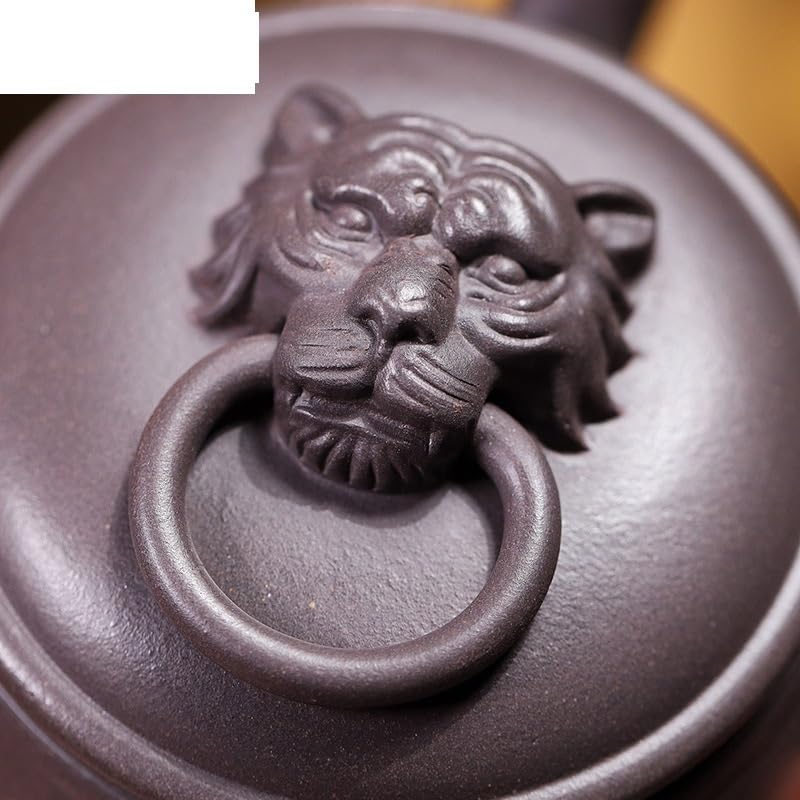 Teekanne aus Keramik, chinesisches Zisha-Teeset, handgefertigter Roherz Schlammkessel zum Brauen, japanischer Stil, traditionelles Design, perfekt für Teeliebhaber und als Geschenk