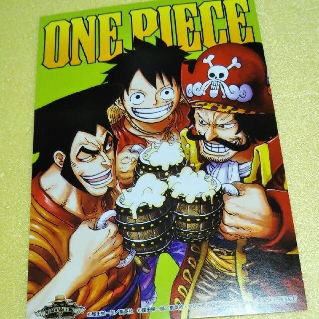 麦わらストア限定特典 ワンピース イラストカード ルフィ おでん ロジャー アイドル 芸能人グッズ 通販 Amazon