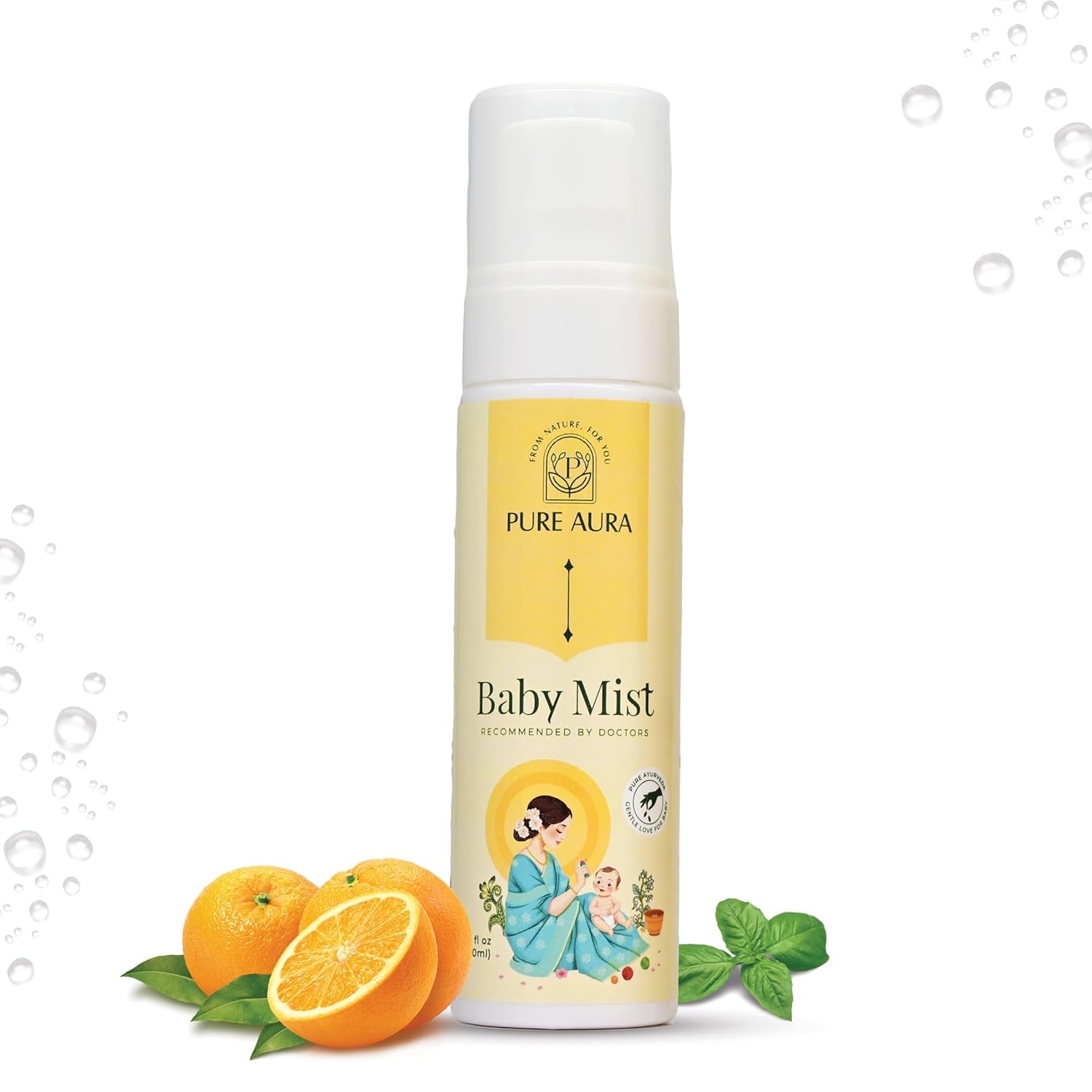 Pure Aura Baby Mist 100ml | Nourishing & Healing Spray for Baby’s Healthy Skin | Refreshing Fragrance | Derma Safe & Chemical-Free | Gentle & Hydrating | Safe for Newborns & Kids | Doctors Recommended-image-46