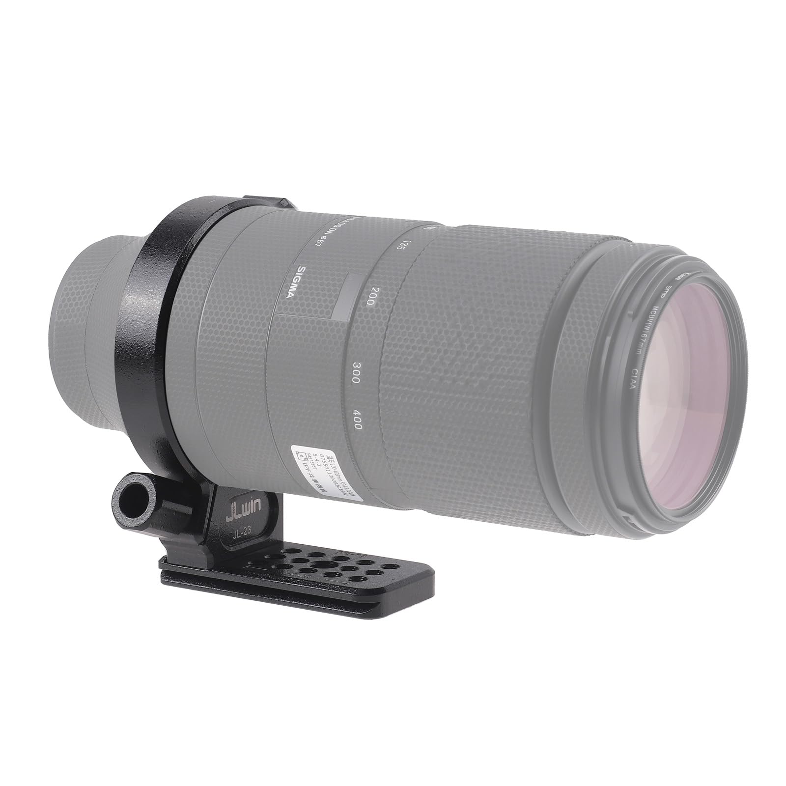 FOTGA Metall Stativschelle Kompatibel mit Sigma 100-400mm F5-6.3 DG DN OS für Sony E-Mount Objektiv, für Sigma 105mm f/1.4 DG HSM Art (EF/FX/FE/L-Mount), mit Schnellwechselplatte für Arca-Type