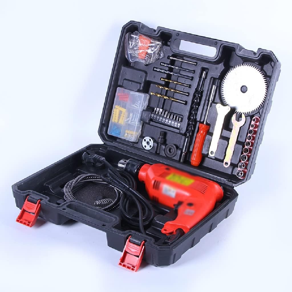 Multifunctional Hand Drill Household Impact Power Tool Set Combination Hardware Toolbox