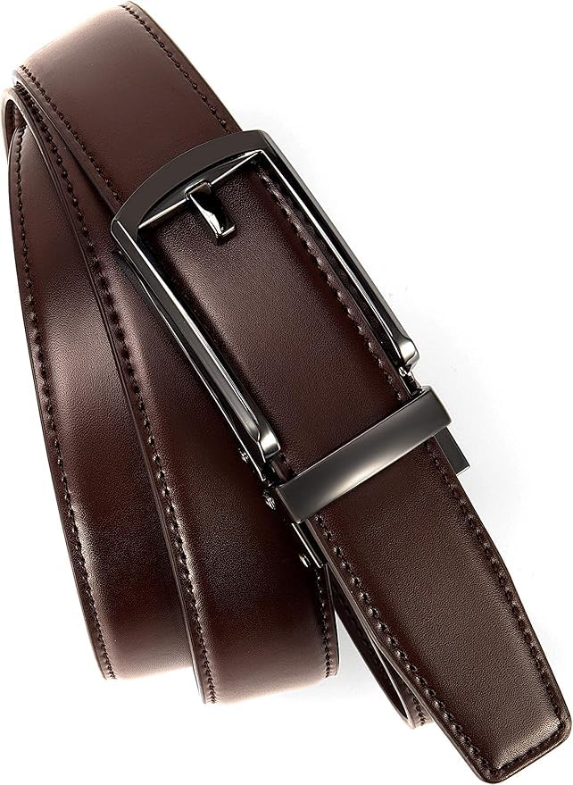 Image of CHAOREN Ratchet Belt Strap Only 1 1 /4 inch, Replacement Leather Belt for 32mm Buckle