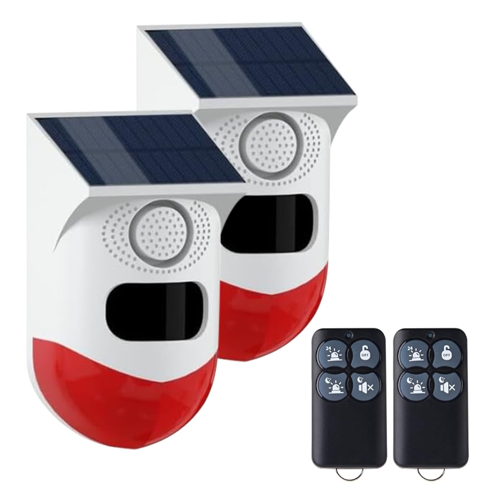 Yasorn Allarme rilevatore di movimento intelligente, sensore di movimento con telecomando, 120dB IR portata di rilevamento 12m/110°, (WiFi 2.4GHz) compatibile con Tuya Smart/Smart Life APP (2 Pack).