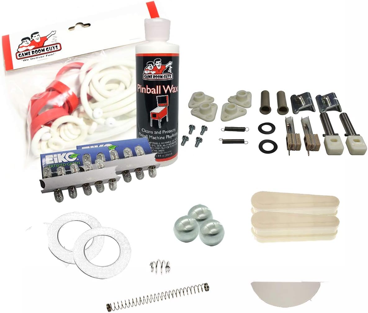 Game Room Guys 1980 Gottlieb Circus Pinball White Premium Maintenance Kit