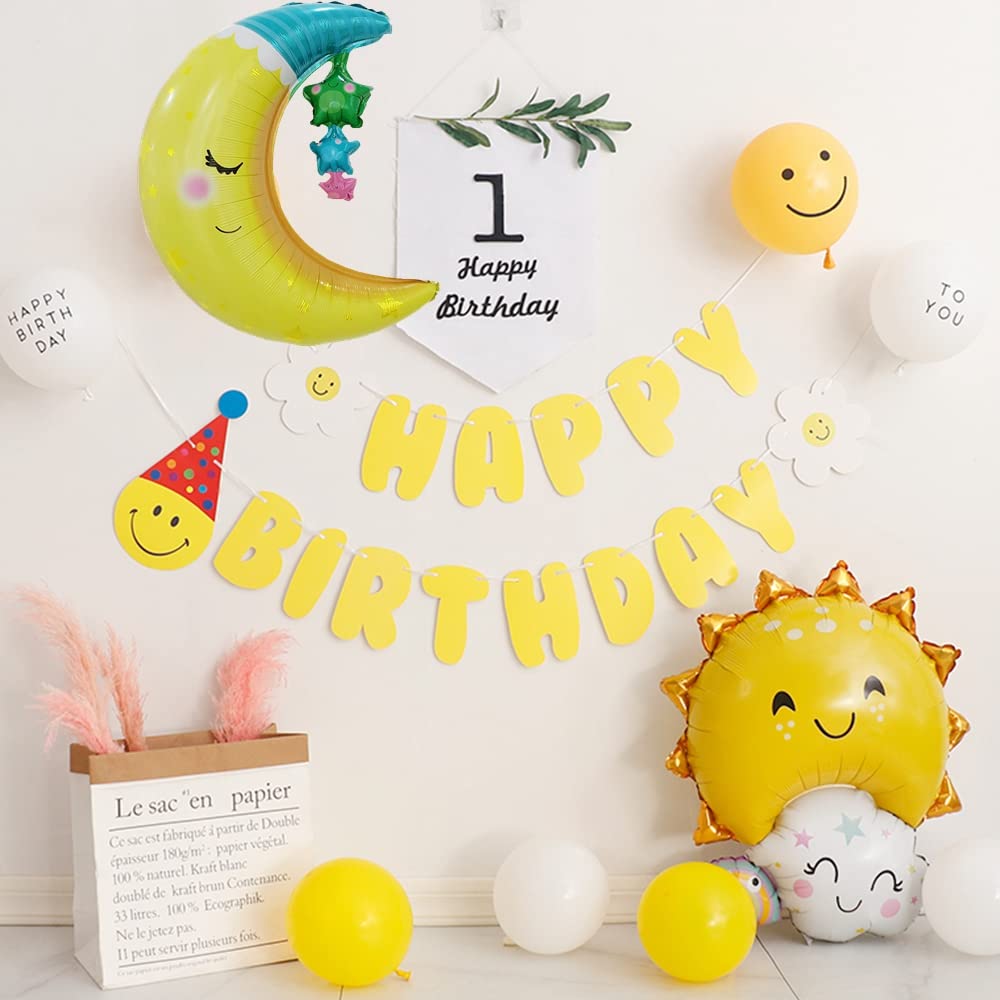 8 Regenbogen-Wolken-Ballons Aus Folie – Doppelseitig, Selbstschließend, Perfekt Für Geburtstags- & Themenpartys.