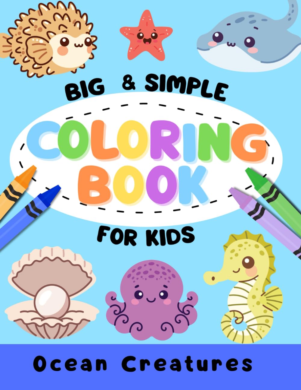 Coloring book for kids - Ocean Creatures