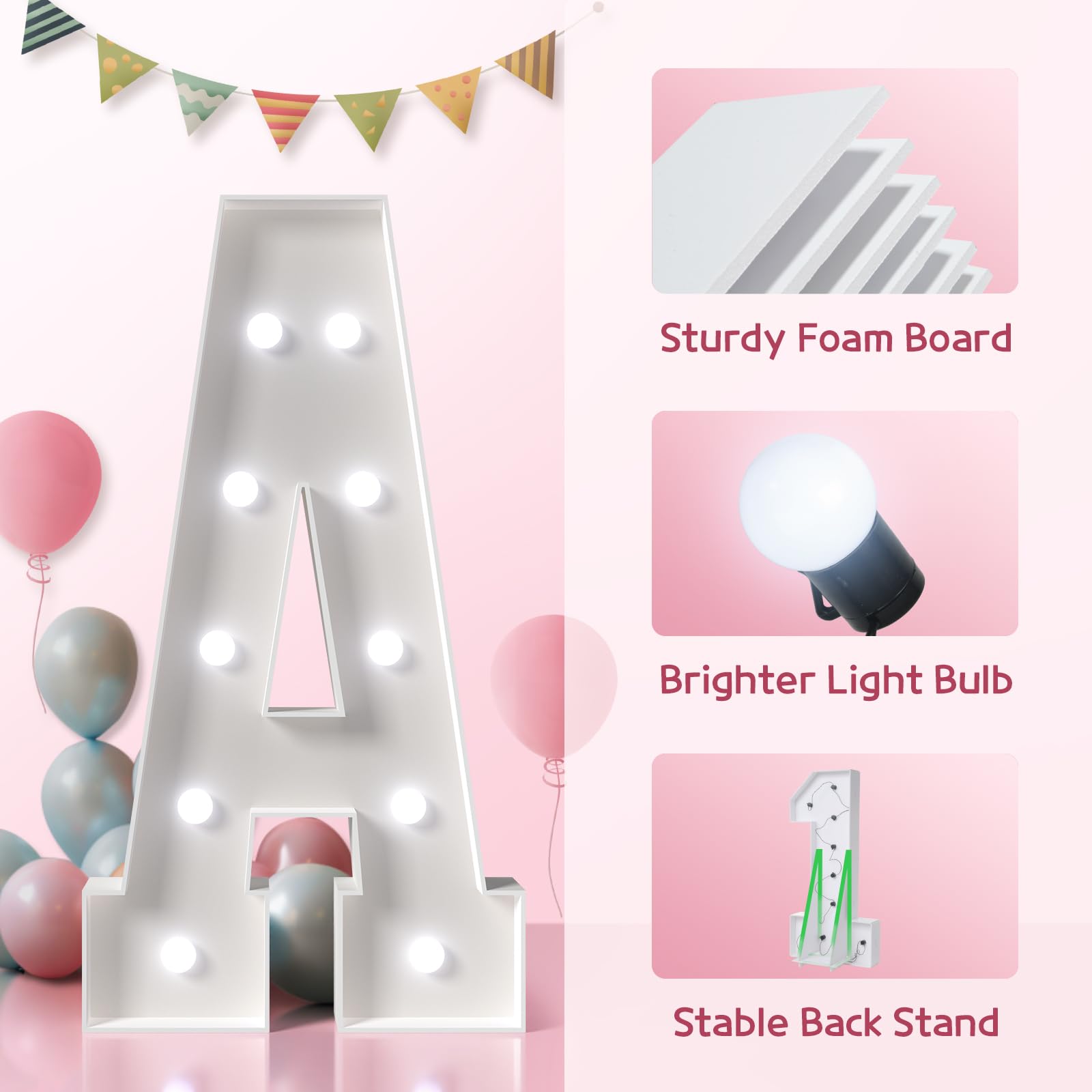 Świecące litery, litery markizy 10 m wysokości z zimnym białym światłem, duże litery na imprezę, baby shower, ślub, ukończenie szkoły, Marry Me świecące litery 1,2 m