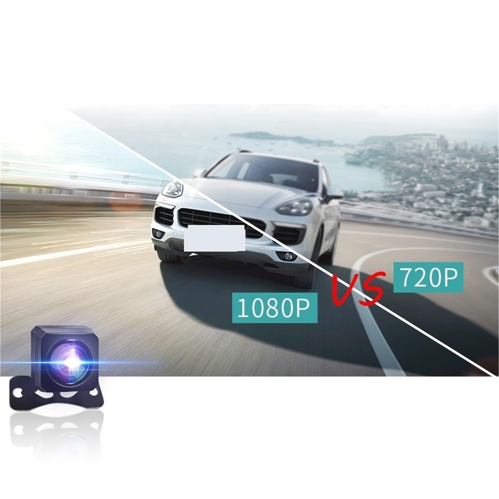 Registratore di Guida per Honda Civic 2022-2025 | specchietto dashcam touch screen, telecamera anteriore posteriore doppia lente, sorveglianza parcheggio continua