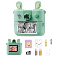 ORGSTA Macchina Fotografica Bambini Istantanea Fotocamera Digitale Stampa