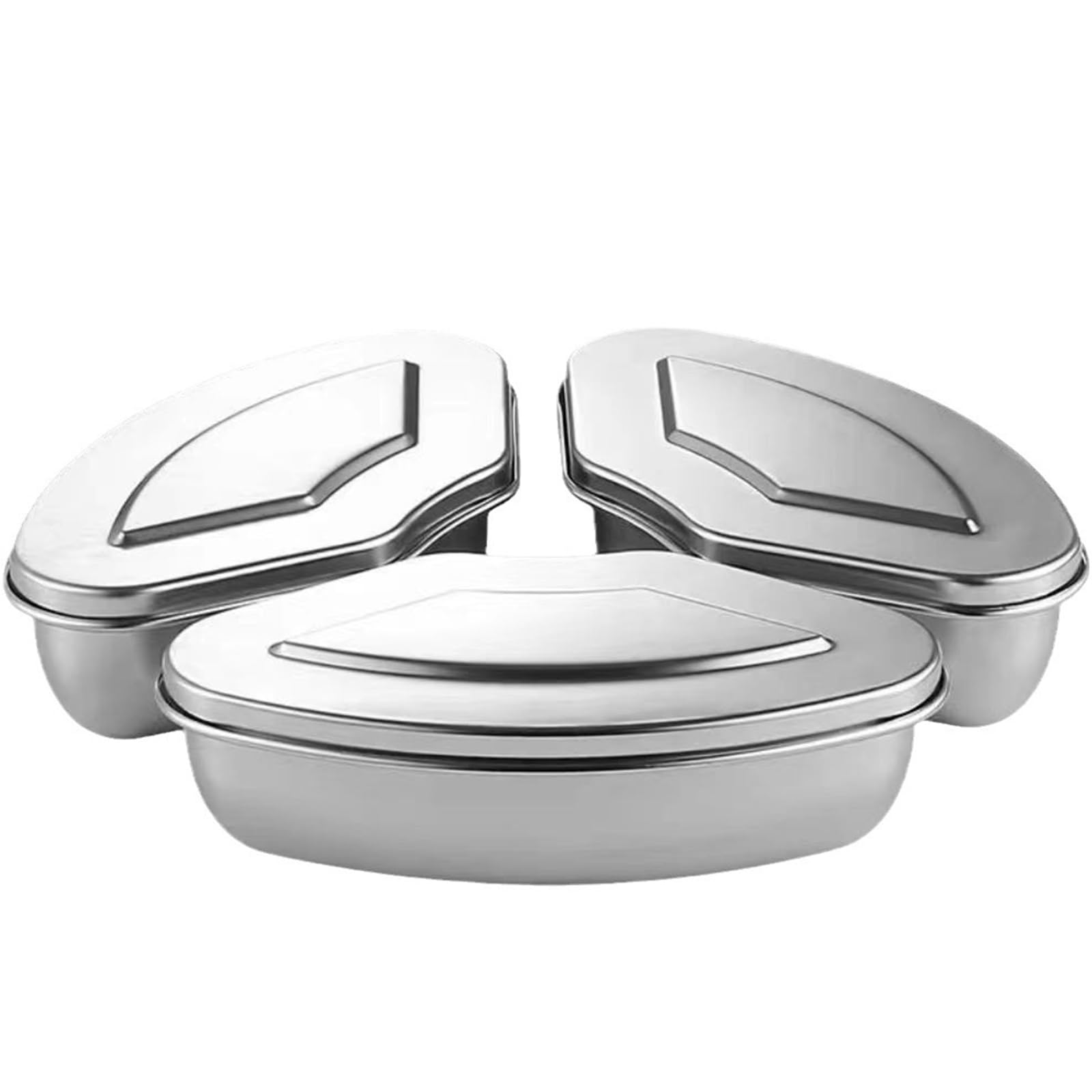 Ksikdeg Nonrust Steel Fan Type Steamer Insert Features Optimized Ventilation Design And Easy Cleaning Front Fan Shape Tray