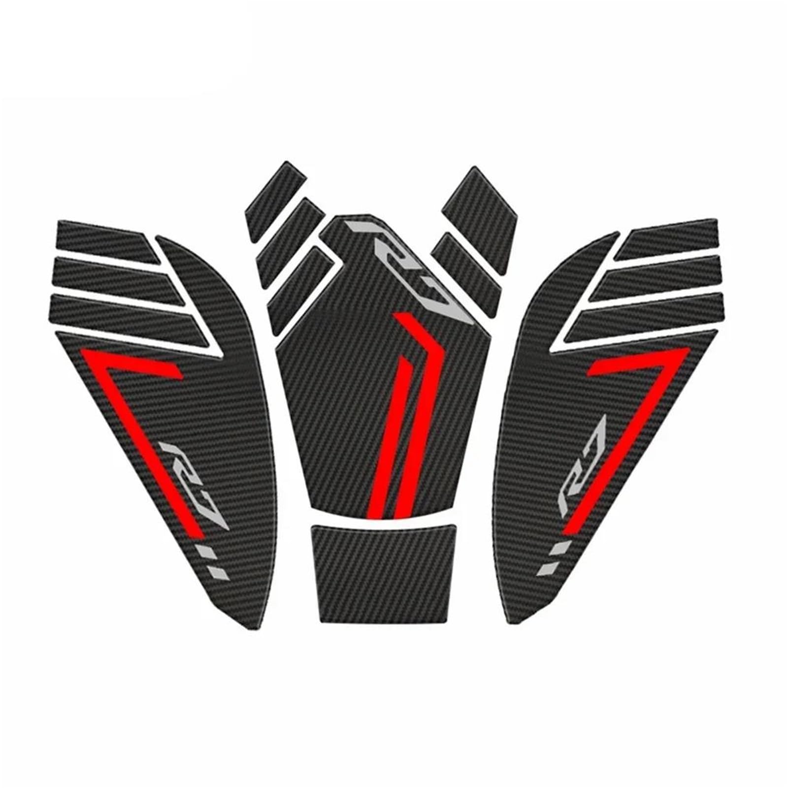 Motorcycle Fuel Oil Tank Pad Side Grip Decals Pads Stickers for Yamaha YZF-R7 YZF R7 YZFR7 2021 2022 Fairing Sticker
