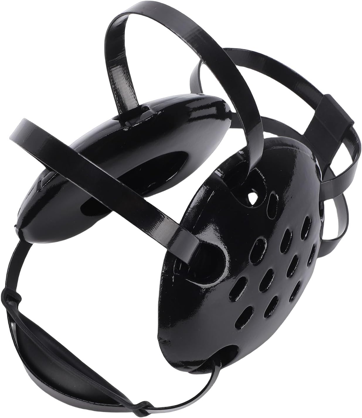 Luocute Wrestling Headgear, NBR Sponge Dipped Paint 11 Hole Breathable Adjustable Ear Guard with Soft Chin Pad, for Adult Men Women Jiu Jitsu MMA Wrestling