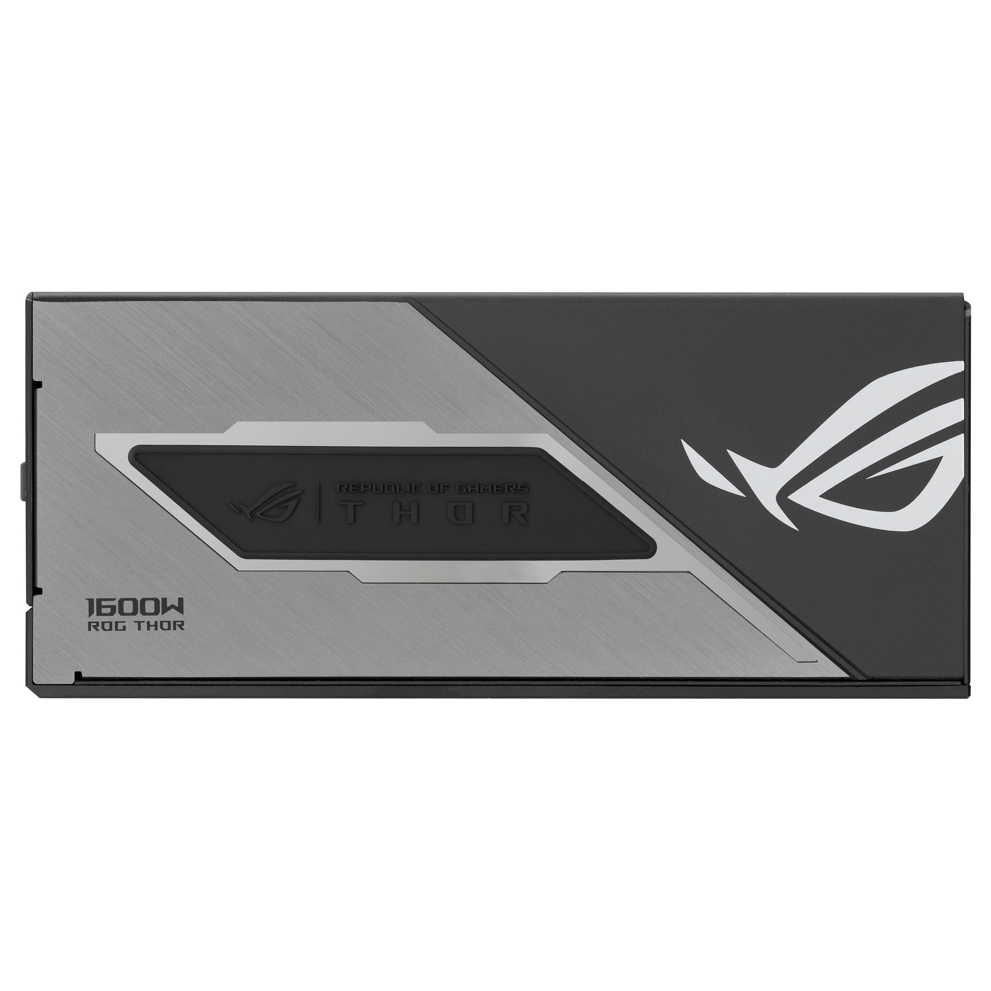 ASUS ROG Thor 1600W Titanium III Fuente de alimentación, 80 Plus Titanium, ATX 3.1, MOSFET GAN, Estabilizador de Voltaje Inteligente, Pantalla OLED magnética, Modo Turbo, 10 años de protección