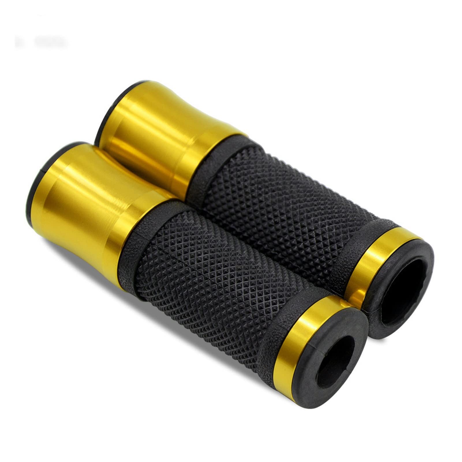 Poignées de guidon moto en caoutchouc anti-vibration 22mm bleu argent