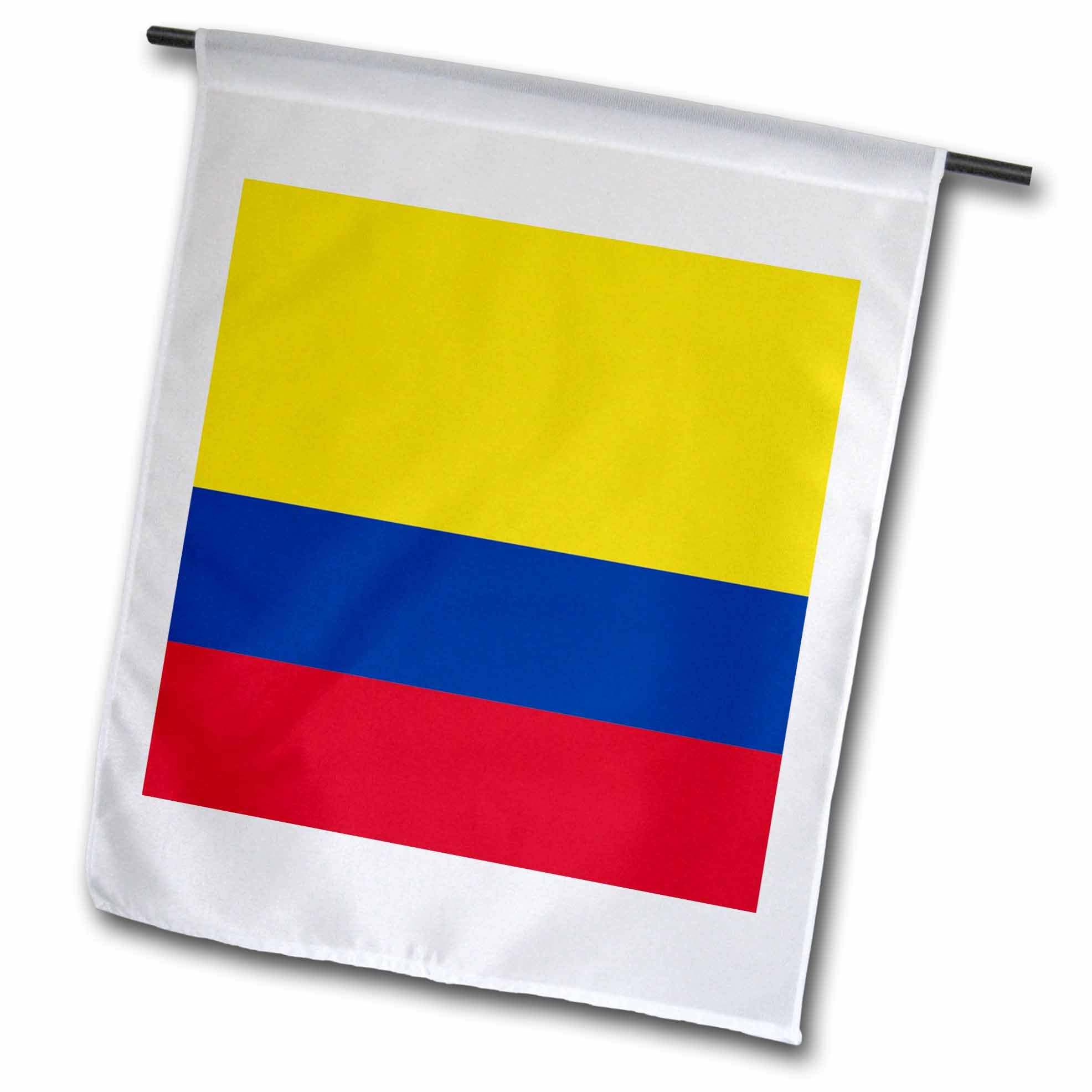 Kolumbianische Gartenflagge – Doppelseitig, 30,5x45,7 Cm, Jute, Für Drinnen & Draußen