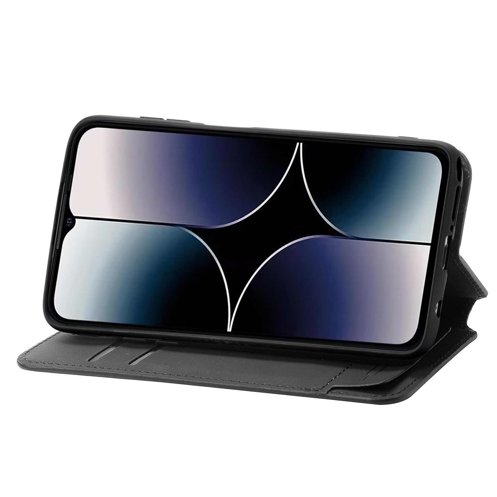 TTYSHTT Custodia Cover Per Ulefone Note 16 Pro,con Protettiva In Vetro Teperato TPU Antiurto PU - Foto 4