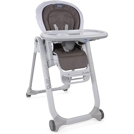 Chicco Polly Progres5 Trona Evolutiva Hamaca Trona Y Elevador De 0 A 3 Anos Con 4 Ruedas Color Marron Pois Amazon Es Bebe