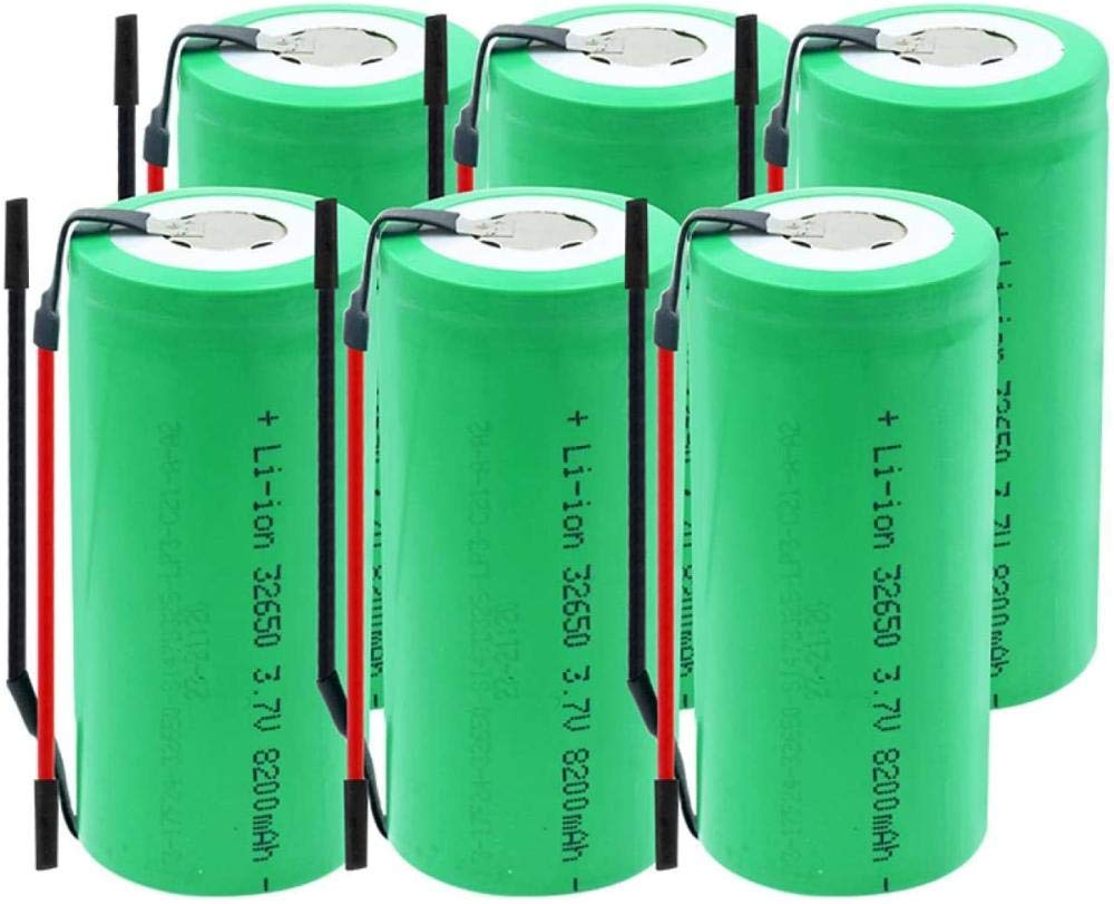 32650 3.7V 8200Mah batteria al litio ricaricabile agli ioni di litio 5C scarica per torcia elettrica di emergenza-6 pezzi
