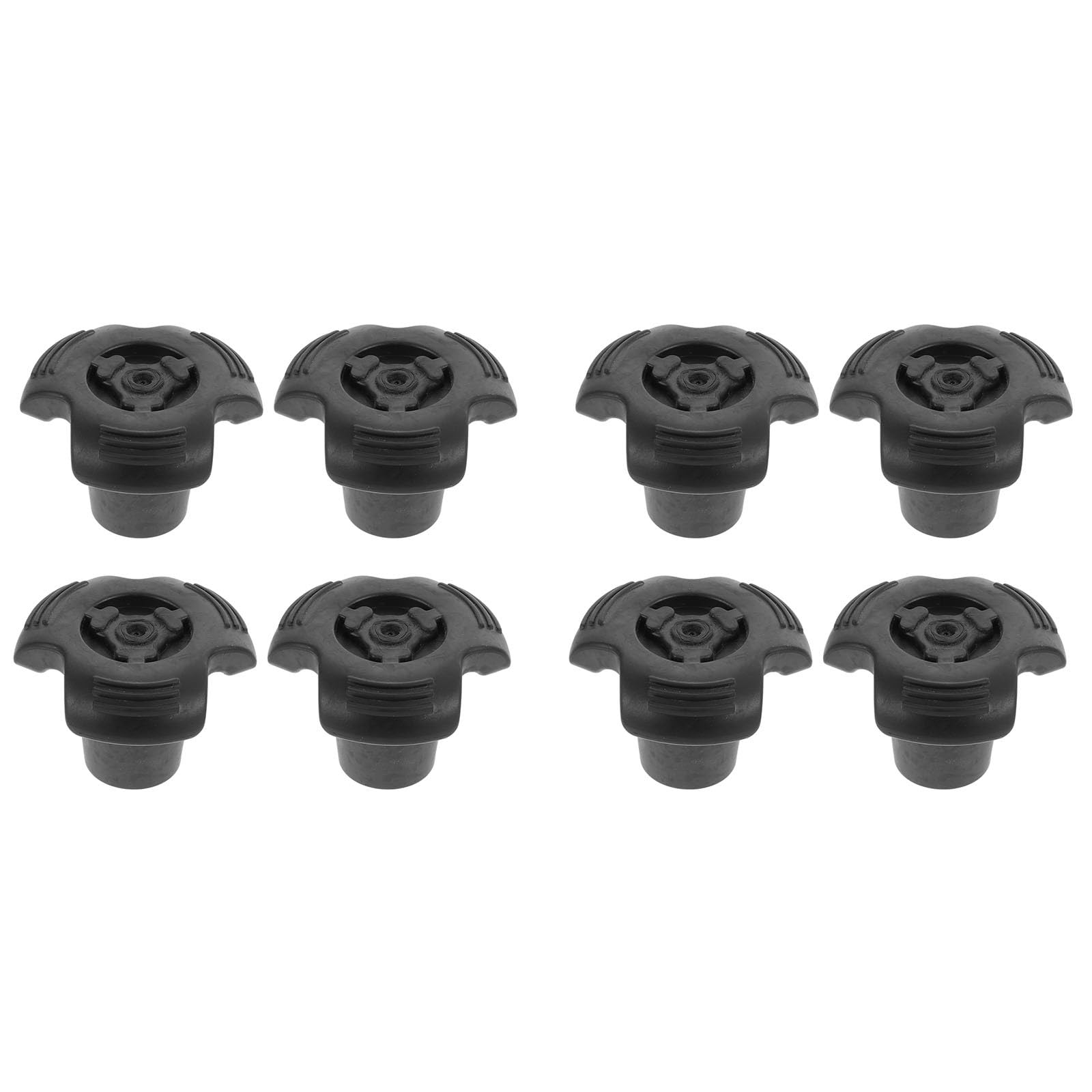 Homoyoyo 8 Punte in Gomma Antiscivolo per Bastoni da Trekking 19Mm – Tappi Terminali di Ricambio per Stampelle Accessori Resistenti e Comfort Antiurto per Escursionismo e Attività Outdoor