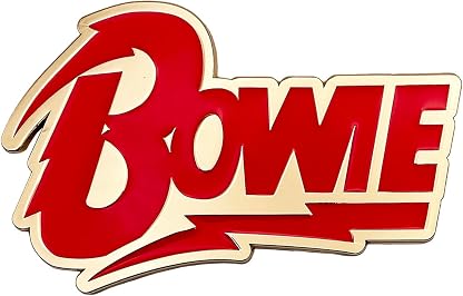 Ímã esmaltado com logotipo David Bowie por Artista não identificado — capa do álbum