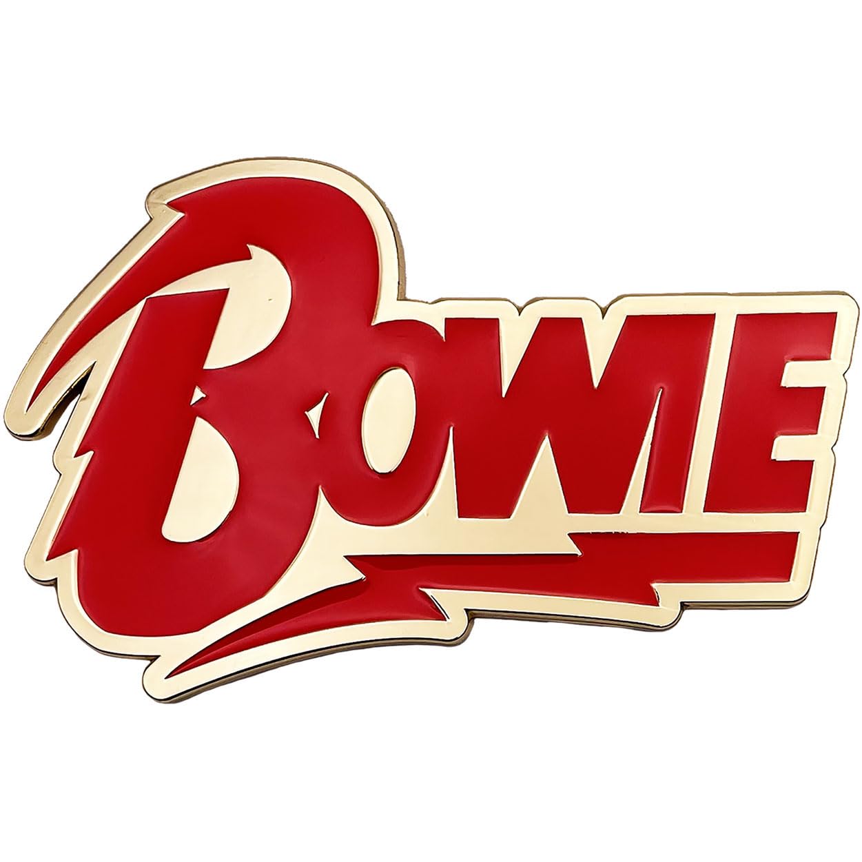 Imán de David Bowie con acabado esmaltado premium y relieve magnético