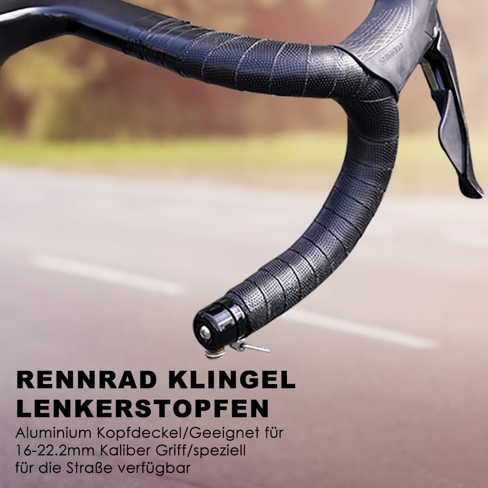 rennrad klingel aero lenker Lenkerstopfen als Endkappen VTT Used George Dennis Stereo Choose your size:S