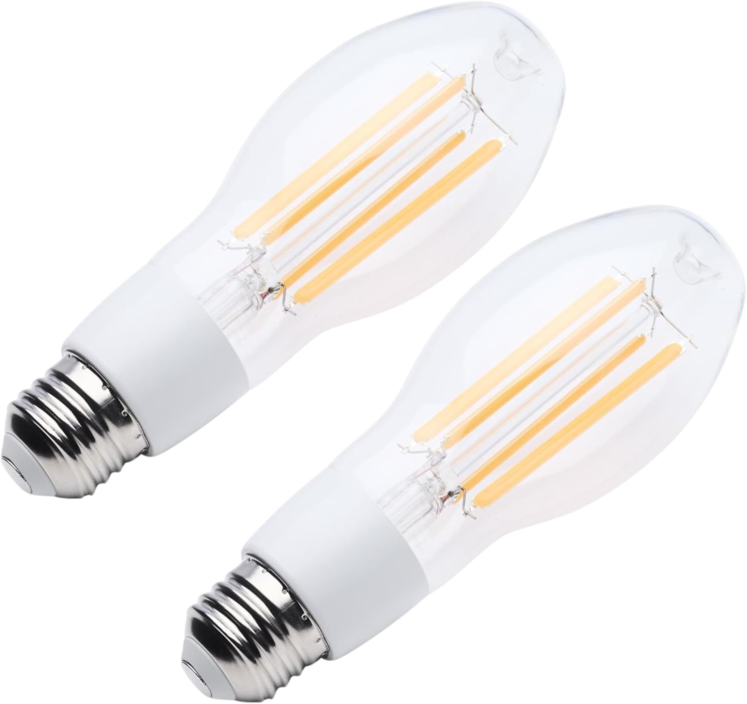 Satco S13181 13.5W LED HID Replacement Bulb, ED17, 4000K Cool White, 2000 Lumens, Medium Base (E26), Clear Lens, 120-277V, Ballast Bypass, IP65 Wet Rated, Enclosed Fixture Approved (2 Pack)