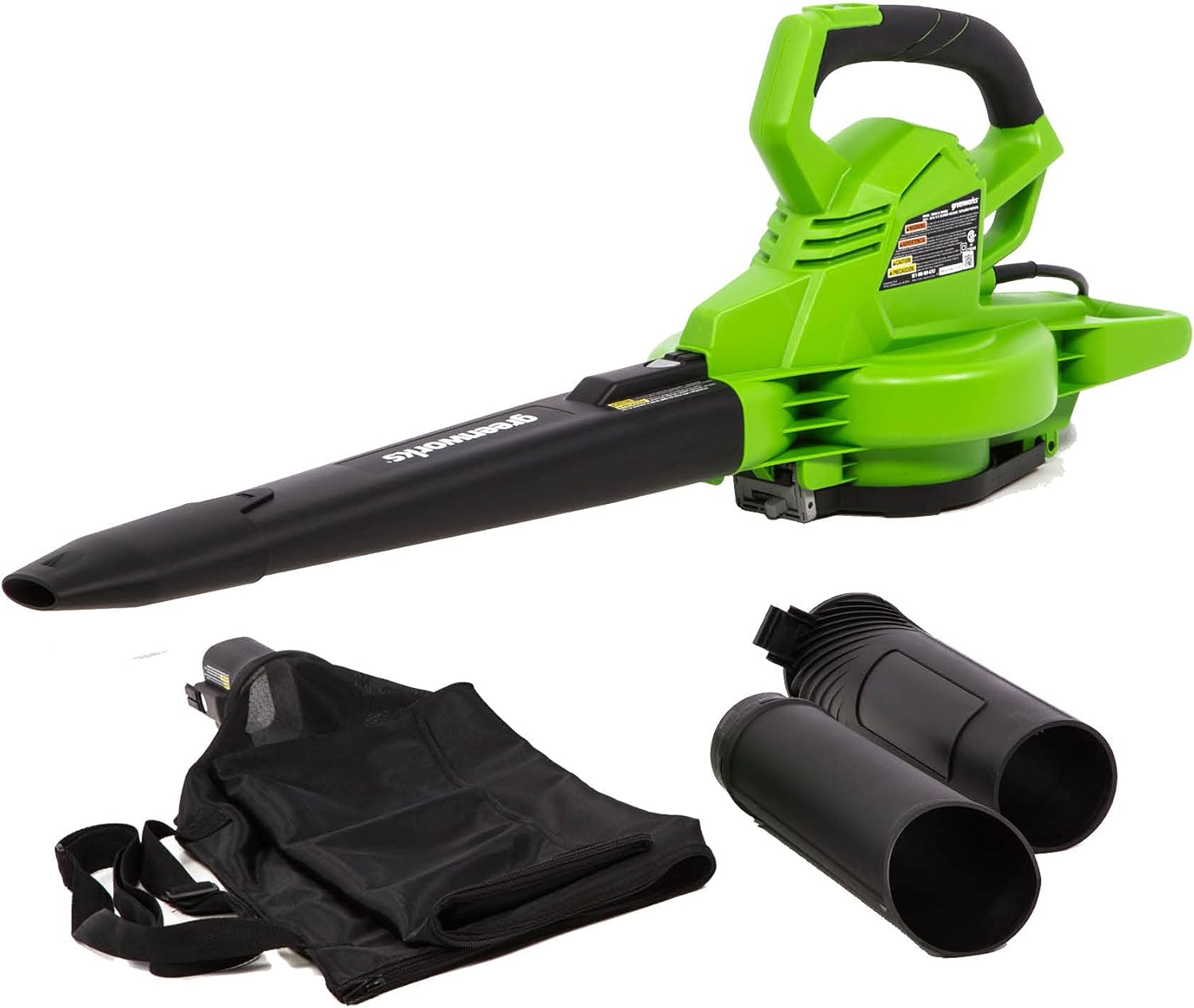 Greenworks 12 Amp 270MPH400CFM 2Speed Blower/Vacuum, BLV12B00