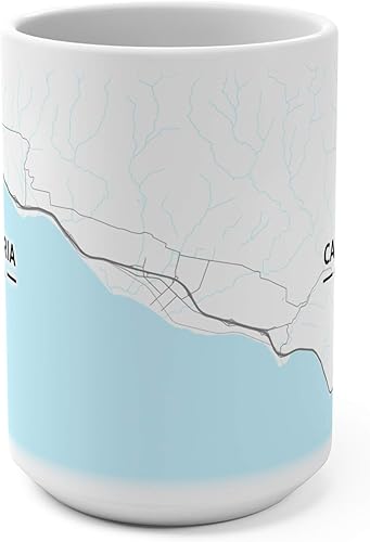 Miniatura 5 de Hometown Bias Carpinteria, California CA Map Mug (11 oz)