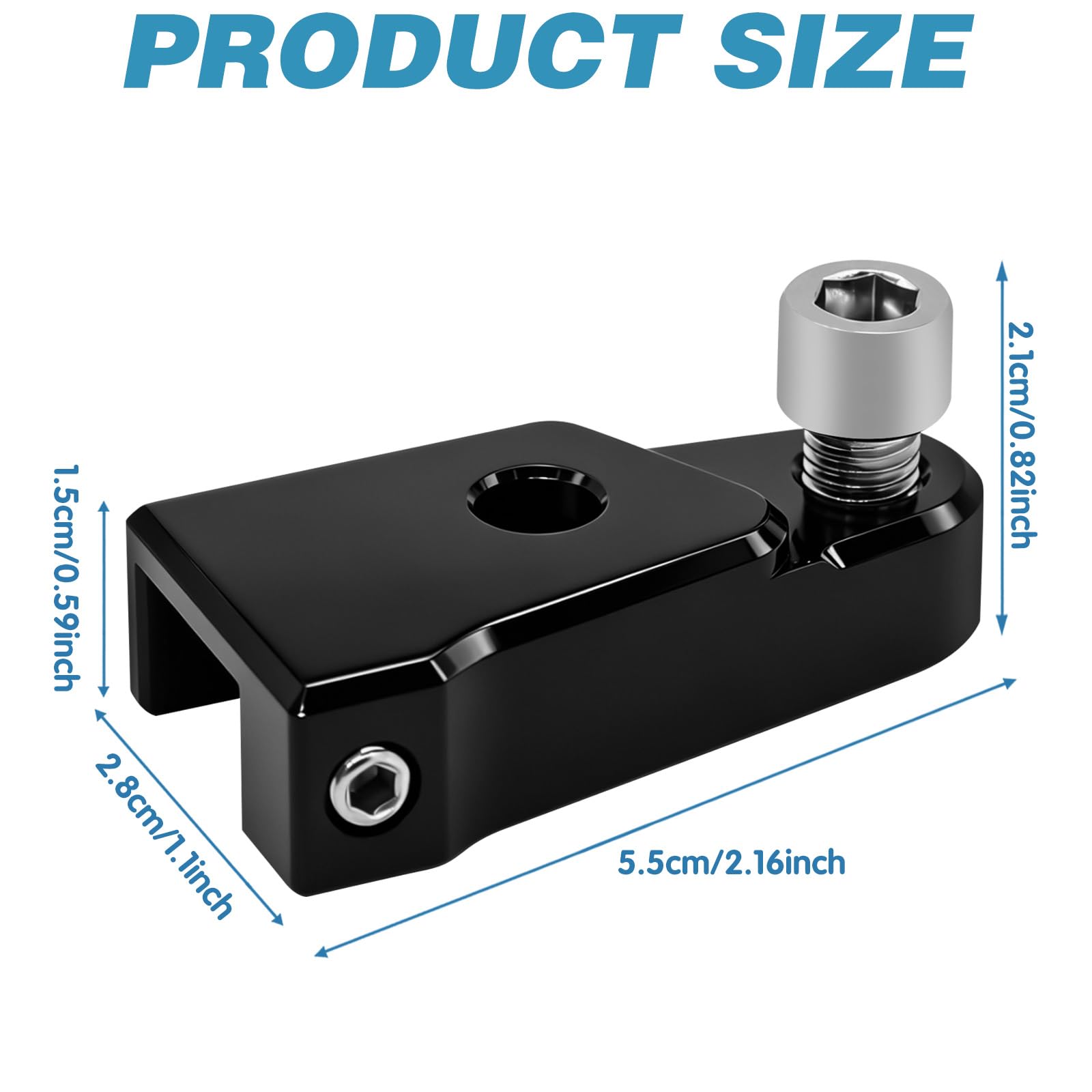 Motorrad EZ Shift Neutralganghilfe, Neutralganghilfe-Kit for Harley EZ Shift, Motorrad-Landesystem for Harley Twin Cam M8, Einfache Hilfsrahmenhalterung (Schwarz)