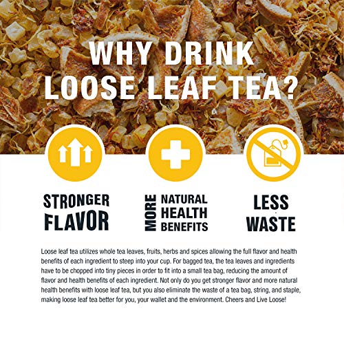 image for Tiesta Tea - Fireside Spice, Loose Leaf Mulled Wine Herbal tea, Non-Ca