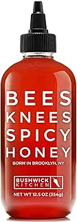 Bees Knees Spicy Honey | 12.5 oz Easy Squeeze Bottle | Pure Wildflower Hot Honey mixed with Oleoresin Habanero Peppers | G...