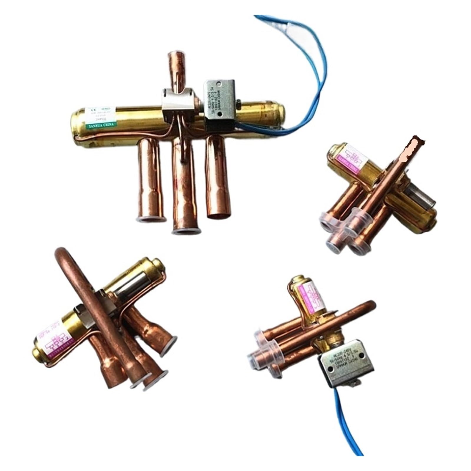 Hizon Shf-4H-23U Four-Way Heat Pump Reversing Valve With Coil，Compatible For Sanhua， Ac220v 1-5P Air Conditioning(Shf-4H-23U)