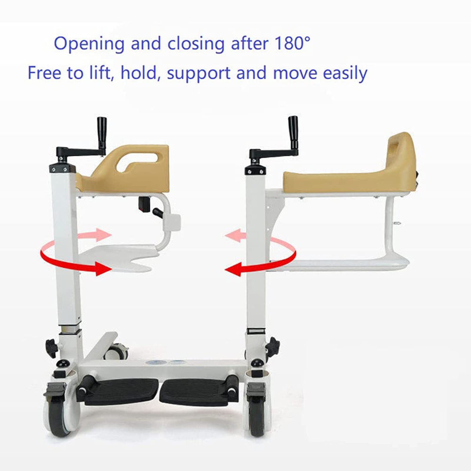 Silla de Traslado de Pacientes, Elevador para Silla de Ruedas, Grúa para Elevación Y Traslado de Pacientes, Silla de Traslado de Pacientes Multifuncional
