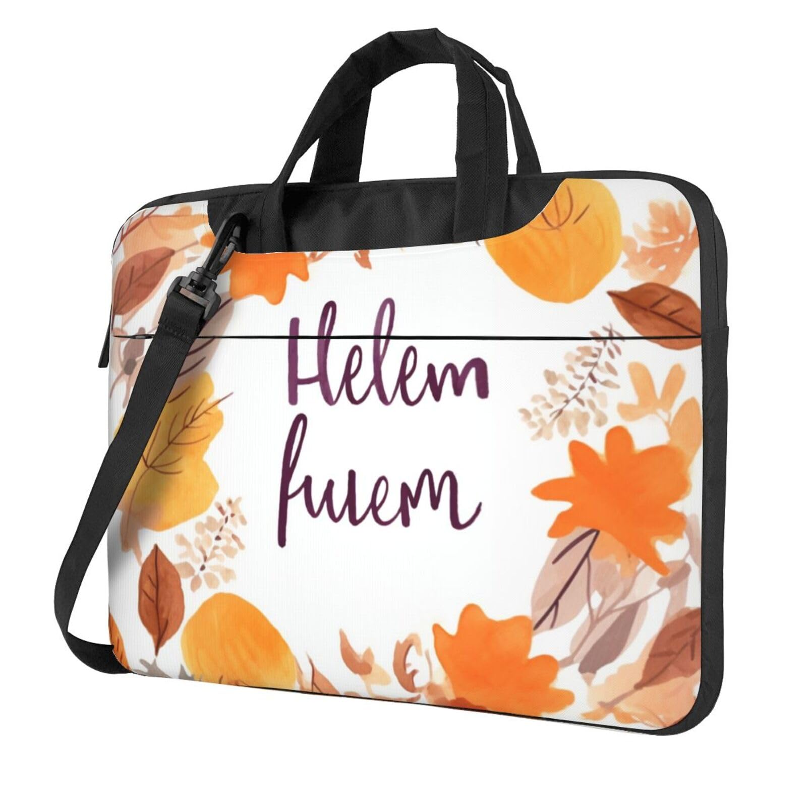 Sac pour ordinateur portable à imprimé feuille d'automne VACSAX mallette de travail 14" - 8