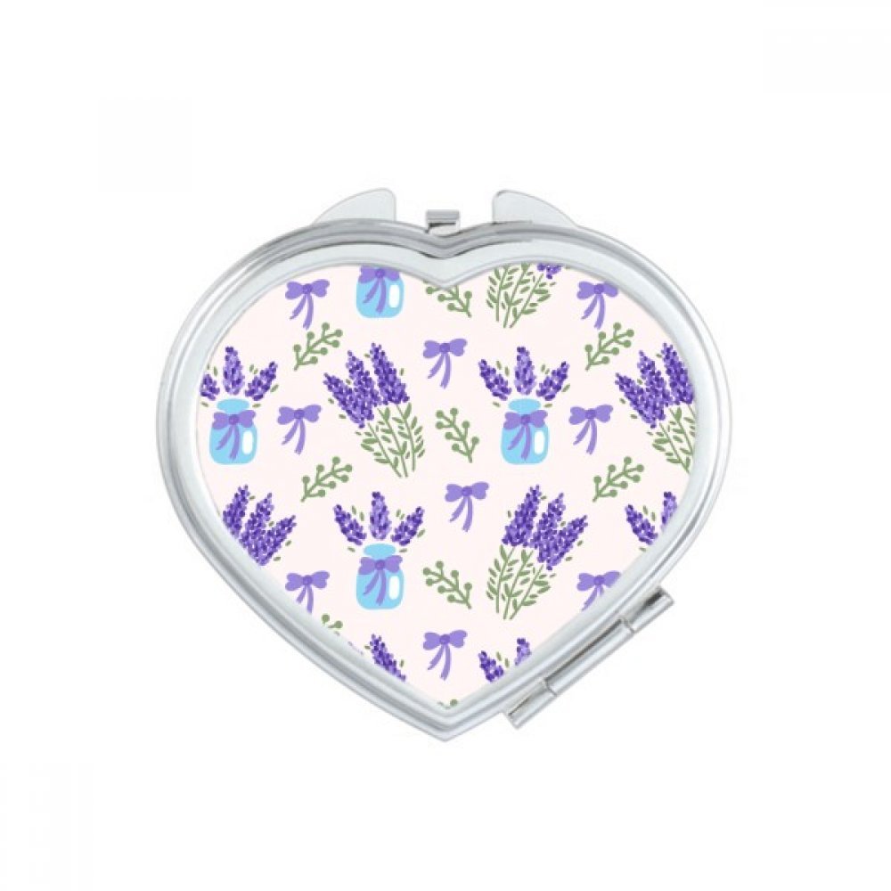 Miroir de poche lavande multicolore pour vos retouches en fête