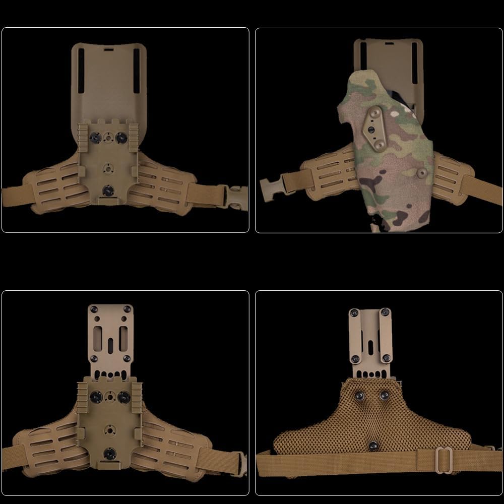 Tactical Drop Leg Holster Adapter,Belt Gun Holster Adapter Quick Attachment System, ARC Leg Platform