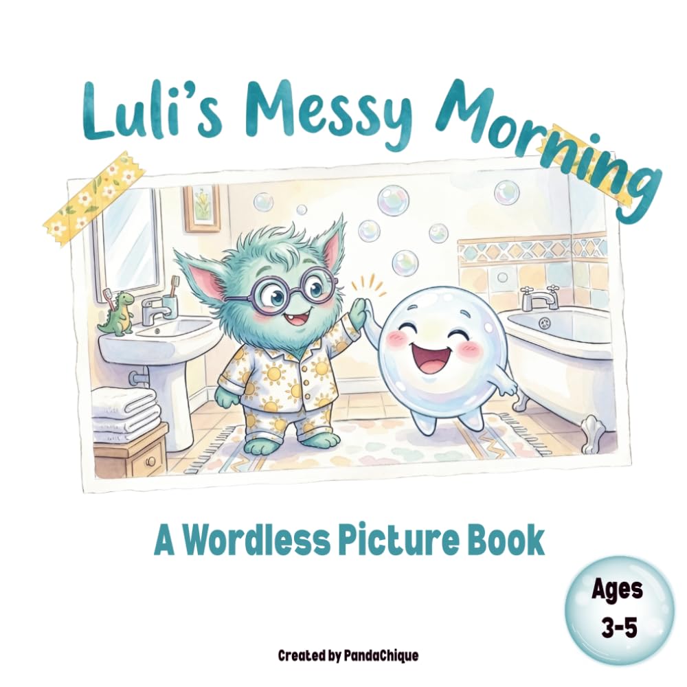 Luli's Messy Morning: A Wordless Picture Book for Kids Ages 3-5 | Build Visual Literacy, Imagination and Healthy Daily Routines (Luli's World)