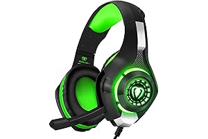 Stereo Gaming Headset for PS4 PS5, Xbox One, PC, Laptop - Over-Ear...