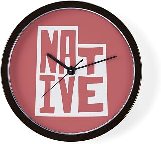 CafePress Utah Native 10" Wall Clock for Livingroom, Kitchen, or Office